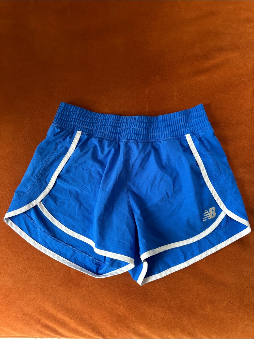 New Balance Women's Royal Blue Athletic Shorts with White Trim